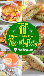 Recipes For Watching The Masters Golf Tournament Egg Salad Pimento Cheese Arnold Palmer Cupcakes Tiger Tea A Tournament Food Plain Chicken Recipe Recipes