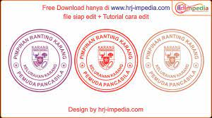 Tutorial Cara Edit Contoh Stempel Pimpinan Ranting Pemuda Pancasila Cara Desain Stempel Dengan Youtube