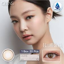 OLENS Real Ring One Day Brown Contact Lenses 20 Pack