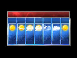 Photo about sun and clouds in a blue sky. 7 Day Weather Animated Background Youtube