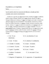 Imperfect Vs Preterite Spanish Reading Preterito Vs Imperfecto Preterite Preterite Spanish Spanish Reading
