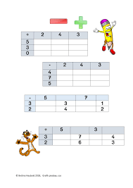 Rechnen In Tabellen Im Zr Bis 8 Unterrichtsmaterial Im Fach Mathematik Rechnen Mathematik Addition Und Subtraktion