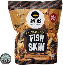 It's crunchy, a bit tangy, not too. Irvins Salted Egg Fish Skin Chips Crisps Big 230g X 4 Pack Buy Online In Faroe Islands At Faroe Desertcart Com Productid 169734236