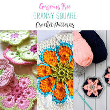 These squares can be used to make blankets of any size and color combination. Gorgeous Free Granny Square Crochet Patterns The Cottage Market