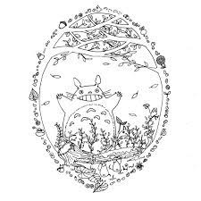Doodles And Totoro Part 1 Coloriage Totoro Coloriage Et Totoro
