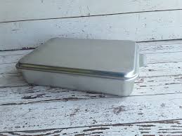 Vintage Foley Cake Pan With Snap On Lid Aluminum Lasagna Pan Lasagna Pan Cake Pans Vintage