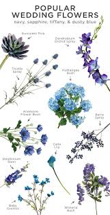 Blue Is Perfect For Any Wedding Here Is A List Of The Most Popular Wedding Flowers In Navy Sap Navy Wedding Flowers Blue Wedding Flowers Silk Flowers Wedding