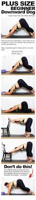 As A Plus Size Beginner In Yoga Modifications Are Necessary I Struggled With Downward Facing Dog Yoga Pose And Need Easy Yoga Workouts Yoga Fitness Easy Yoga