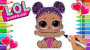 Lol decoration spice lol print sugar. Lol Surprise Doll Lil Purple Queen Coloring Page Lol Doll Coloring Book Printable Lol Doll Page Youtube