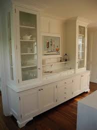 White Wood Kitchen China Cabinet Traditional Kitchen San Diego By Jacobs Woodworks