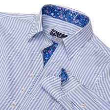 Dora Blue Bengal Stripe Tailored Shirt