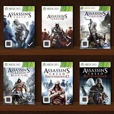 My Assassins Creed collection for 360 : rxbox360