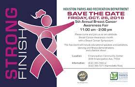 It can take anywhere from 3 to 12 months from cancer diagnosis to complete your final treatments, and up to ten years if you need hormonal therapy. 5th Annual Breast Cancer Awareness Fair At Emancipation Community Center 365 Things To Do In Houston