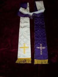 Teil der gesammten gruppe priestermode. Bilateral Stola Stele Messgewand Priestergewand Chasuble Vestment Stola Ebay
