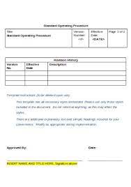 The development and use of sops are an integral part of a successful quality system. 50 Sample Standard Operating Procedure Sop In Pdf Ms Word