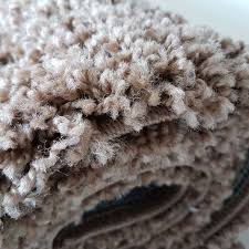 Dieser vintage handgemachte teppich ist von den anatolischen. Shaggy Hochflor Teppich Braun Einfarbig Uni My380