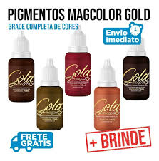 Monitoramos o preço dele nos últimos 13 meses. Kit Pigmentos Mag Color Gold Mercadolivre Com Br