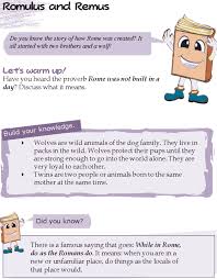 Grade 5 Reading Lesson 17 Myths And Legends Romulus And Remus Reading Lessons Romulus And Remus 5th Grade Reading