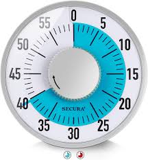 Maybe you would like to learn more about one of these? Amazon Com Secura 60 Minute Visual Timer 6 Inch Mechanical Countdown Timers For Teaching Meeting Cooking Working Timer For Kids With Magnetic Backing Foldable Legs Hanging Hole Blue Kitchen Dining