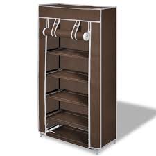 We offer cabinets, cupboards and shoe storage cabinets in many styles, colors and sizes to shoe cabinets. Kaufe Fabric Shoe Cabinet With Cover 58 X 28 X 106 Cm Brown