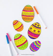 I normally use chocolate easter egg instead of the old traditional boiled egg. Easter Egg Template The Best Ideas For Kids