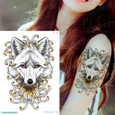 Check spelling or type a new query. Tatouage Temporaire Bras Manches Autocollants Corps Loup Tatouage Tribal Animaux Renard Tete De Tigre Tatoo Faux Etanche Tatouages Femmes Filles Aliexpress