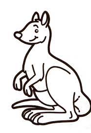 Coloriage De Kangourou A Colorier Pour Enfants Coloriage Animaux Coloriages Pour Enfants