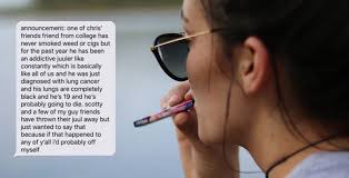 Overview lung cancer is a malignancy that affects the lung parenchyma or airways. Report The Rumors About Kids Getting Lung Cancer From Hitting The Juul Too Hard Are Untrue