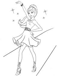 تلوين باربي رسومات تلوين للاطفال مميزة جدا موقع لتعلم الرسم ببساطة Barbie Coloring Pages Princess Coloring Pages Dance Coloring Pages