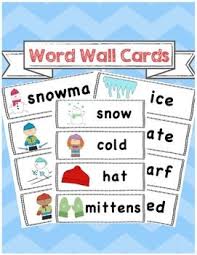 Winter Words Winter Words Preschool Writing Writing