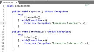 Excepciones en JAVA - Cap 4 Excepciones encadenadas - YouTube
