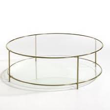 ronde salontafel in gehard glas sybil am pm koffietafel glazen salontafels salontafel