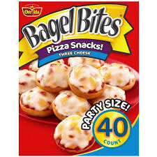 The perfect dessert doesn't exi— meet chow down's latest delicious creation, banana split sundaes. Bagel Bites Three Cheese Mini Bagel Pizza Snacks 40 Ct Box Walmart Com Walmart Com