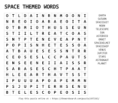 download word search on space themed words