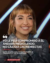 💬 María Becerra habló de su romántico compromiso con J Rei 🥰 La Nena de  Argentina se presentó en la gran vuelta de Susana Giménez y se deshizo en  palabras de amor