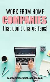 25 Legitimate Work From Home Jobs With No Startup Fee Legitimate Work From Home Work From Home Jobs Earn Money From Home