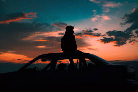 A truck pulling a trailer with a beautiful sunset in the background. 504961 6000x4000 Outdoors Dusk Cloud Nikon Sitting Chill Sunrise Vehicle Person Transport Sat Vibe Landscape Free Pictures Sunset Road Trip Travel Trip Road Warm Car Mocah Hd Wallpapers
