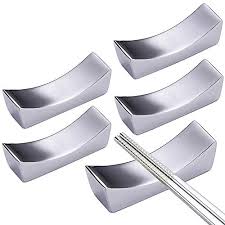 Watch the cooking video and see! Liuna Spoon Rests Stainless Steel Chinese Chopstick Rest Traditional Irregular Square Chopsticks Holder Rack Frame Kitchen Tools 5 Pack Buy Online In Grenada At Grenada Desertcart Com Productid 44314825