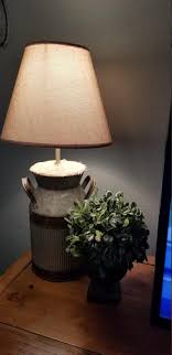Tea service candlestick table lamp. Rustic Farmhouse Table Lamp Milkjug Etsy Farmhouse Table Lamps Rustic Farmhouse Table Table Lamp