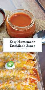Easy Homemade Enchilada Sauce Takes Only 3 Main Ingredients A Handful Of Spices You Already H Enchilada Sauce Easy Homemade Enchilada Sauce Homemade Enchiladas