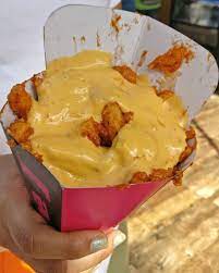 sunday morning indulgence the pizza fries at the j carter road bandra look at all the cheese what s your indulgence today this place is one of the best f