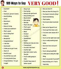 Very Good Synonym 109 Useful Ways To Say Very Good In English English Study Online Synonyms For Awesome Learn English Words English Study