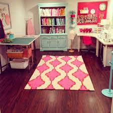 I wanted the big surface in my craft room to be kept free of clutter, which meant that the decor would need to be on the walls and off my surfaces. 50 Craft Rooms A Girl And A Glue Gun