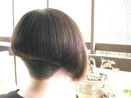 Blunt bob with a chevron undercut this blunt cut bob is for the talented of hairstylists. 53 Short Bob Haircut Buzzed Nape