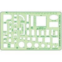 A sample of the pages and instructions are shown right and below. Architectural Templates