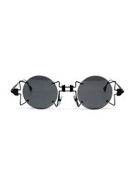 Sunglasses round sunglasses retro round circle lens sunglasses metal trim. Innerraum O98 Bm Black Round Metal Sunglasses