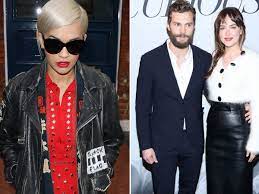 Anastasia steele (dakota johnson) has to go rescue her! Rita Ora Fails To Show At Fifty Shades Of Grey Premiere Prompting Rift Rumours Mirror Online
