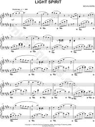 Kevin Kern Light Spirit Sheet Music Piano Solo In E Major Download Print Sheet Music Music Print Piano Music