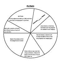 Pie Chart Template Worksheets Teaching Resources Tpt