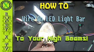 Wiring the led light bar in front of the vehicle makes it easy for you to view objects clearly while driving at night time. 3 Way Switch How To Wire Your Light Bar To Work With Your High Beams By Itself On Off On Switch Youtube